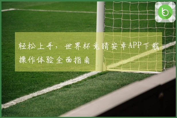 轻松上手，世界杯竞猜安卓APP下载操作体验全面指南